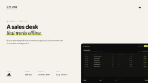 Adidas AG case study — Ανάπτυξη ελαφριάς desktop εφαρμογής σε Electron για διαχείριση B2B πελατών και εγγράφων