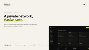 HelpingBrands case study — Ανάπτυξη της κλειστής επενδυτικής κοινότητας ως PWA σε Nuxt: ευκαιρίες, feed και προφίλ μελών