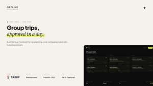 Troop Travel case study — Ανάπτυξη του frontend σε Vue για τον σχεδιασμό ταξιδιών, τη σύγκριση κόστους και τις εγκρίσεις ανά ρόλο